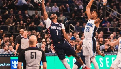  布朗森末节爆发尼克斯逆转魔术延续季后赛悬念